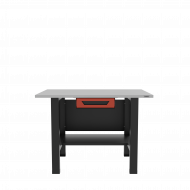 Верстак бестумбовый с ящиком, красный / Стол для слесарных работ 1200*700 GAROPT, Gt1200STY1.red