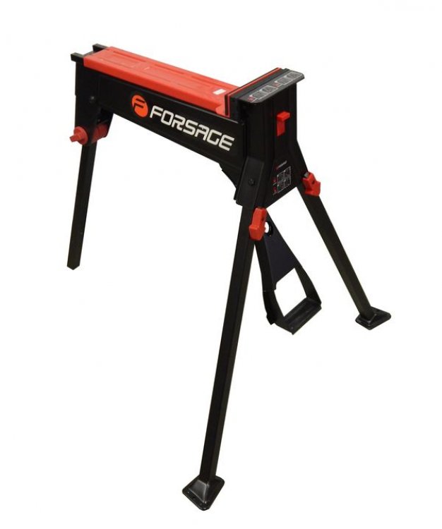 Козлы портативные складные с зажимом (захват-440мм, ширина губок-180мм)