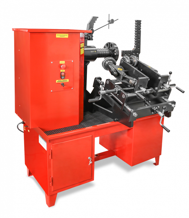 Премьер-Альфа  (ДП6.0.000СБ) Стенд для правки дисков (универсальный электрогидравлический стенд 380В для легкосплавных и стальных штампованных дисков)