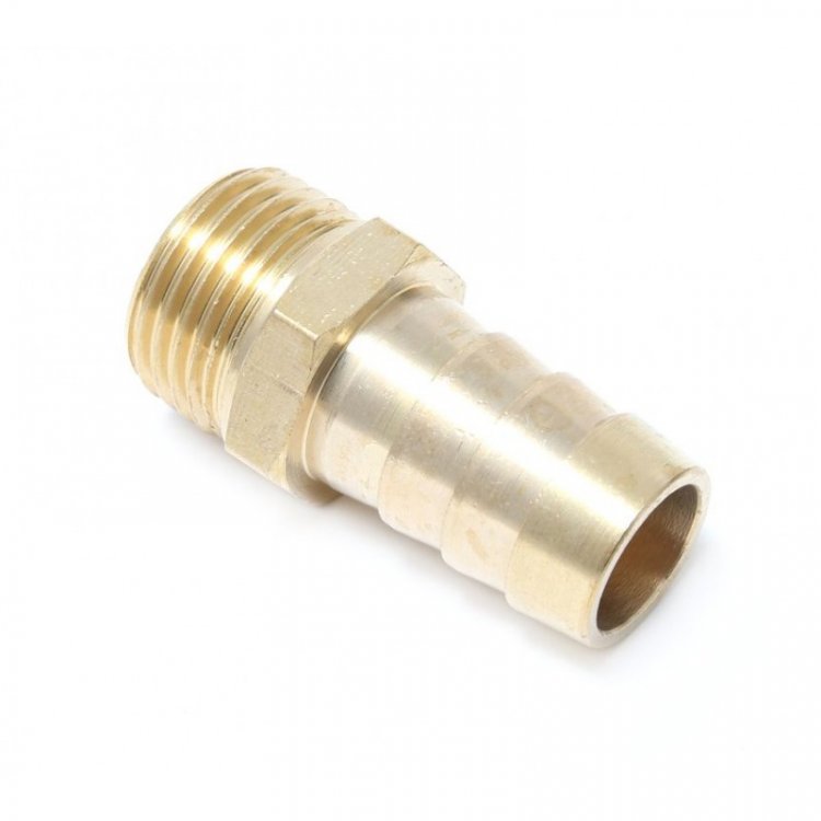 Штуцер пневматический наруж. резьба 1/2"- "елочка" 18мм Штуцер пневматический наруж. резьба 1/2"- "елочка" 18мм