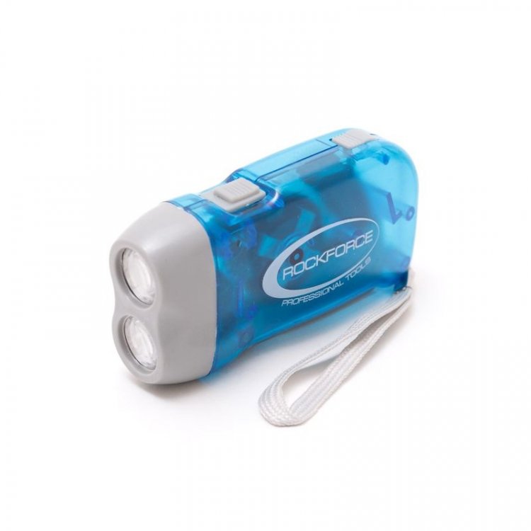 Ручной динамо-фонарь (2 LED)