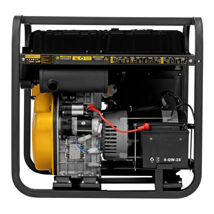 Генератор дизельный DES-85E, 8,5 кВт, 230 В, 16 л, электростартер// Denzel Генератор дизельный DES-85E, 8,5 кВт, 230 В, 16 л, электростартер// Denzel