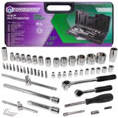 Набор инструментов 52пр. 1/4"1/2"(6гр)(4-32мм)