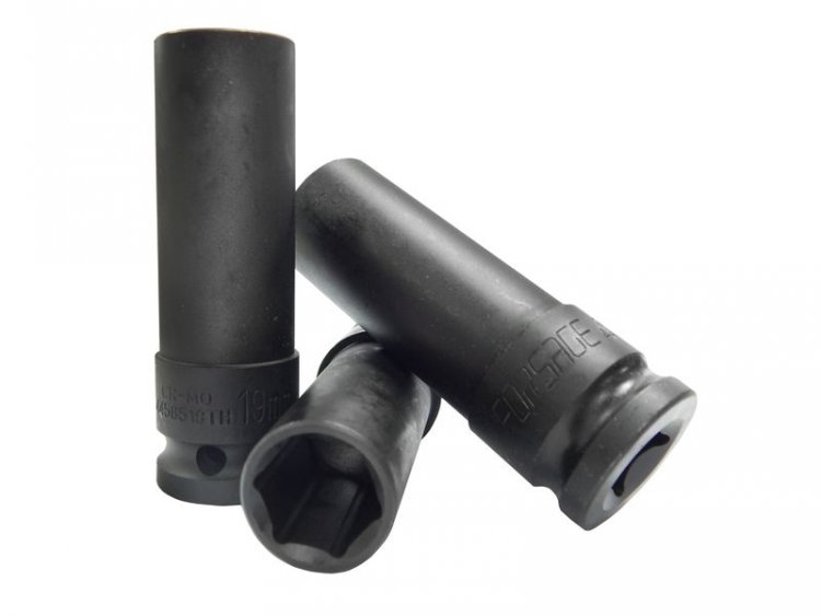 Головка ударная глубокая тонкостенная 17мм (6гр.), 1/2"