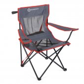 Кресло складное для кемпинга с вентиляционной сеткой(подлокотники,подстаканник,сиденье 40х45см,каркас-стальная труба,сумка, макс.нагрузка 120кг.)