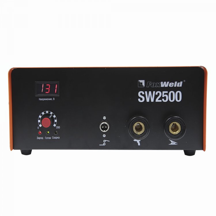 FoxWeld Аппарат конденсаторной приварки шпилек SW2500  - полн.комплект/220В / цанги М4-М80 (арт. 3094) FoxWeld Аппарат конденсаторной приварки шпилек SW2500  - полн.комплект/220В / цанги М4-М80 (арт. 3094)
