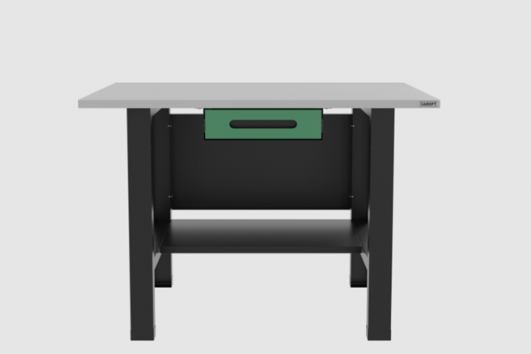 Верстак бестумбовый с ящиком, зеленый/ Стол для слесарных работ 1200*700 GAROPT, Gt1200STY1.green Верстак бестумбовый с ящиком, зеленый/ Стол для слесарных работ 1200*700 GAROPT, Gt1200STY1.green