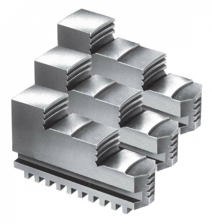 Комплект прямых сырых кулачков для патрона 200 мм Комплект прямых сырых кулачков для патрона 200 мм