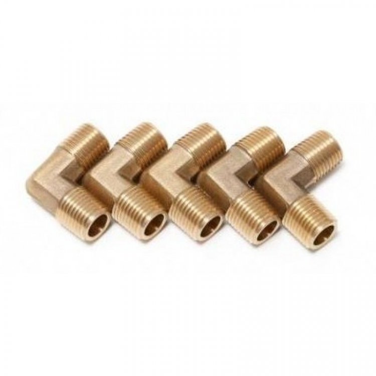 Соединитель угловой наруж.резьба 3/8"х3/8", к-т 5шт.