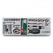 Набор инструментов 24пр. 3/8" (6-гран.) в лотке Набор инструментов 24пр. 3/8" (6-гран.) в лотке