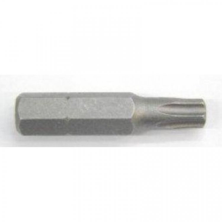 Бита TORX T10Hх25мм с отверстием,1/4"