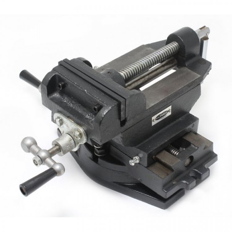 Тиски станочные с дополнительными винтовыми менханизмами для регулировки направления "вперед-назад", "лево-право" 5"-125мм Тиски станочные с дополнительными винтовыми менханизмами для регулировки направления "вперед-назад", "лево-право" 5"-125мм