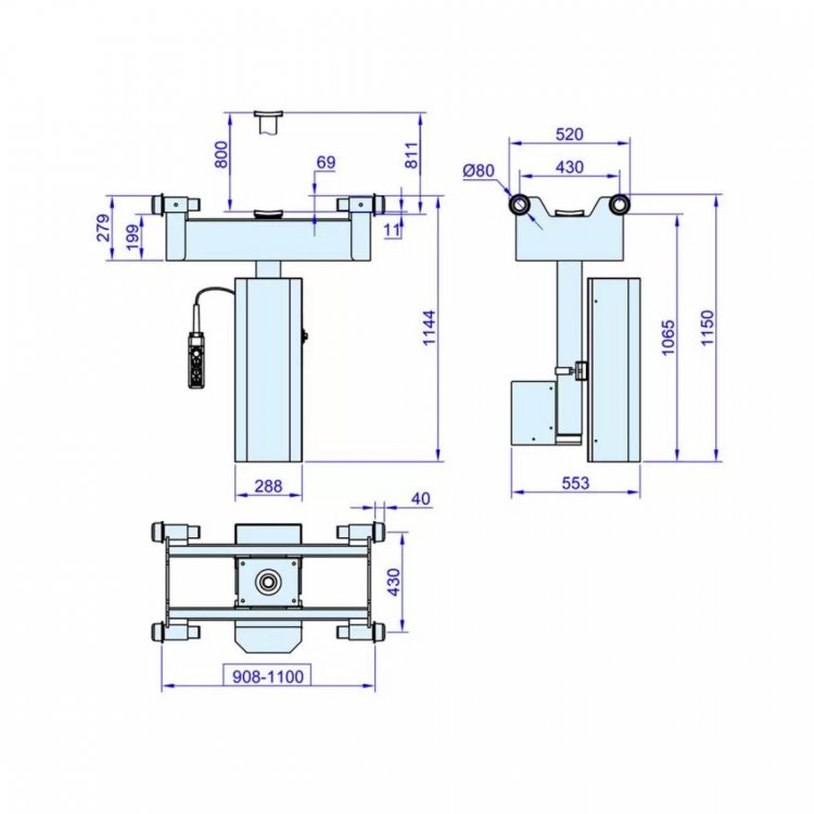 Подъемник канавный г/п 14 т. (без батареи) Horex, арт. DP14DC Подъемник канавный г/п 14 т. (без батареи) Horex, арт. DP14DC