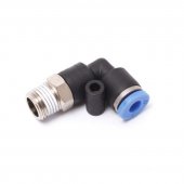 Фитинг угловой для пластиковых трубок 10мм с наружной резьбой 1/2"