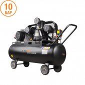Компрессор масляный ременной AEROMAX 480/100 HP  -   Ременной, мощность 2.2кВт, 480л/мин, бак 100л (арт. 6796)