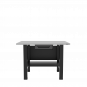 Верстак бестумбовый с ящиком, серый/ Стол для слесарных работ 1200*700 GAROPT, Gt1200STY1.grey