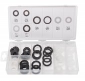 Набор пластиковых шайб для маслосливных пробок, 60пр., пластиковом органайзере