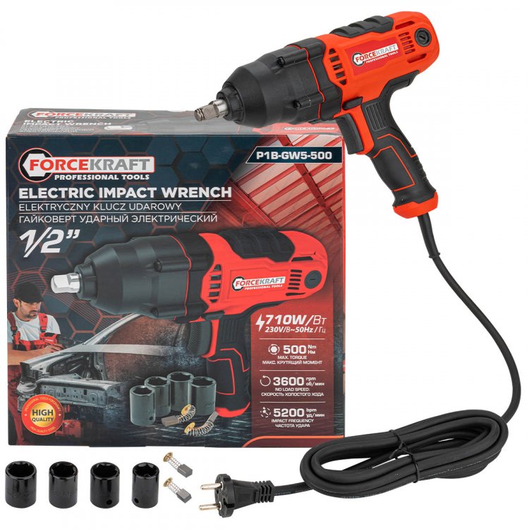 Гайковерт ударный электрический 1/2" 710Вт Гайковерт ударный электрический 1/2" 710Вт