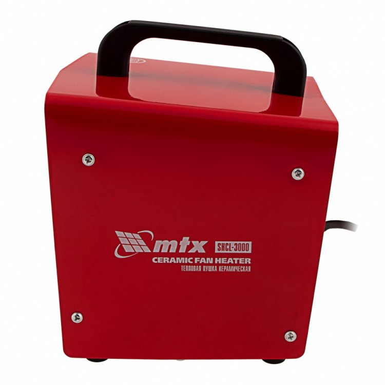 Тепловая пушка керамическая SHCL-3000, квадратная, 230 В, 480 м3/ч, 1,5/3 кВт// MTX Тепловая пушка керамическая SHCL-3000, квадратная, 230 В, 480 м3/ч, 1,5/3 кВт// MTX