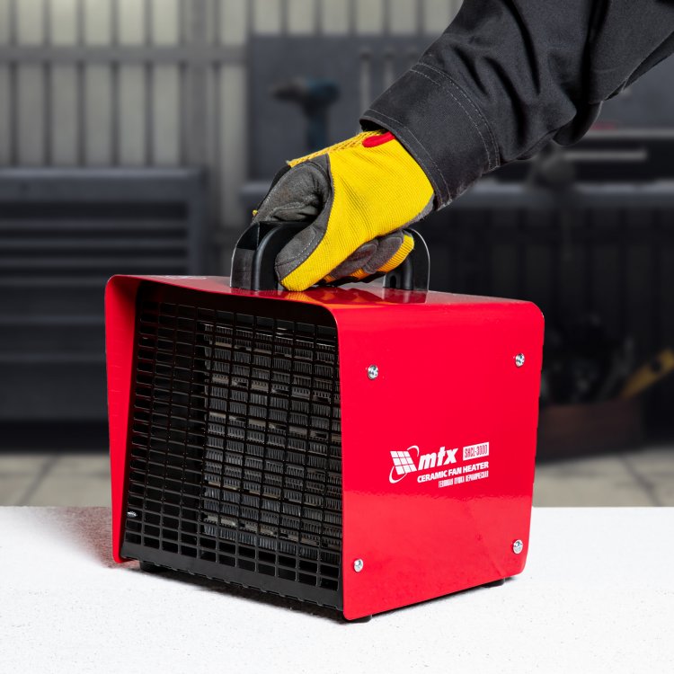 Тепловая пушка керамическая SHCL-3000, квадратная, 230 В, 480 м3/ч, 1,5/3 кВт// MTX Тепловая пушка керамическая SHCL-3000, квадратная, 230 В, 480 м3/ч, 1,5/3 кВт// MTX