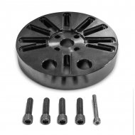 Усиленная планшайба  (ДП4.5.2017 СБ) Включает в себя увеличенную по толщине 40 мм планшайбу ДП4.5.001В, комплект установочных винтов, а также винт для фиксации центрующей шайбы. Неоспоримым преимуществом данного комплекта является увеличенные ресурс