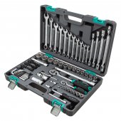 Набор инструментов 1/2", 1/4", CrV, пластиковый кейс 88 предм, Stels