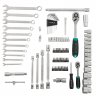 Набор инструментов 1/2", 1/4", CrV, пластиковый кейс 88 предм, Stels
