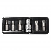 Набор бит SPLINE с битодержателем,6пр.1/2"(L:30мм;M5,М6,М8,М10,M12), в ложементе