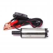 Насос для перекачки топлива (12В, диам. 38мм, мощность 40Вт, 20 л/мин., диам. выходного отверстия 16мм, 8500 об/мин, длина провода 3м)