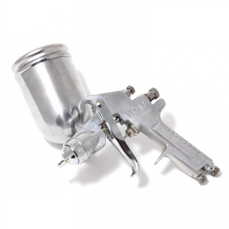 Краскораспылитель с боковым металлическим бачком (400мл, 2,0мм, 3.5 bar, 85-113 л/мин, присоед. резьба 1/4") Краскораспылитель с боковым металлическим бачком (400мл, 2,0мм, 3.5 bar, 85-113 л/мин, присоед. резьба 1/4")