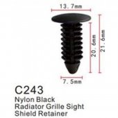 Клипса для крепления внутренней обшивки а/м Крайслер пластиковая (100шт/уп.)