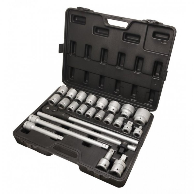 Набор инструментов 24пр. 3/4" 6гр.(17,19,21,22,24,27,30,32,33,34,35,36,38,41,46,50), в кейсе
