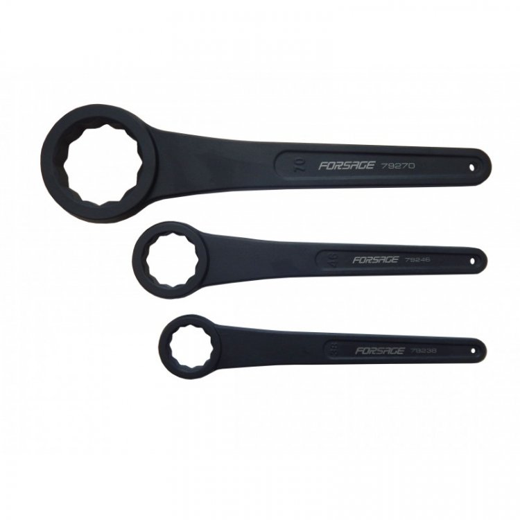 Ключ накидной ударный односторонний удлиненный 38мм (L-305мм)