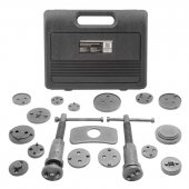 Набор инструментов для обслуживания тормозных цилиндров 18пр.(привод с правосторонней/левосторонней резьбой), в кейсе Набор инструментов для обслуживания тормозных цилиндров 18пр.(привод с правосторонней/левосторонней резьбой), в кейсе