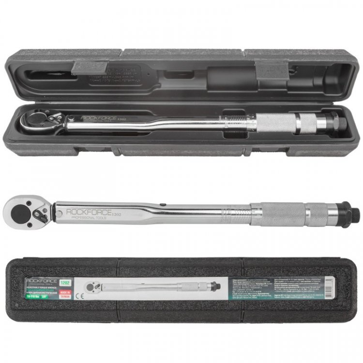 Ключ динамометрический щелчкового типа "Profi" 19-110Нм 3/8'',в пластиковом футляре (Taiwan)