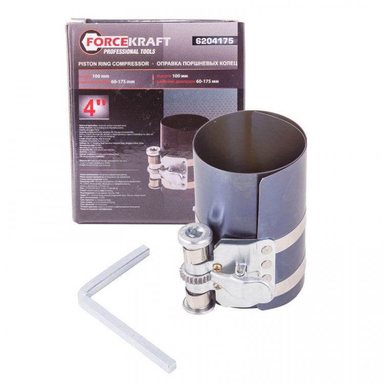 Оправка поршневых колец 4"(высота: 100мм, рабочий диапазон: 60-175мм)