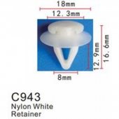 Клипса для крепления внутренней обшивки а/м Фольксваген пластиковая (100шт/уп.)