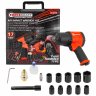 Пневмогайковерт ударный''Twin Hammer''срегулировкой1/2''+набор головок(9-11,13,14,17,19,22,24,27мм,720Hм,7500об/мин,6.3bar,236л/мин+лубр.-р+ штуцер) Пневмогайковерт ударный''Twin Hammer''срегулировкой1/2''+набор головок(9-11,13,14,17,19,22,24,27мм,720Hм,7500об/мин,6.3bar,236л/мин+лубр.-р+ штуцер)