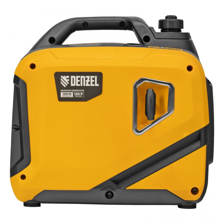 Генератор инверторный GS-3000iS, 3,0 кВт, 230 В, закрытый корпус, ручной старт// DENZEL Генератор инверторный GS-3000iS, 3,0 кВт, 230 В, закрытый корпус, ручной старт// DENZEL