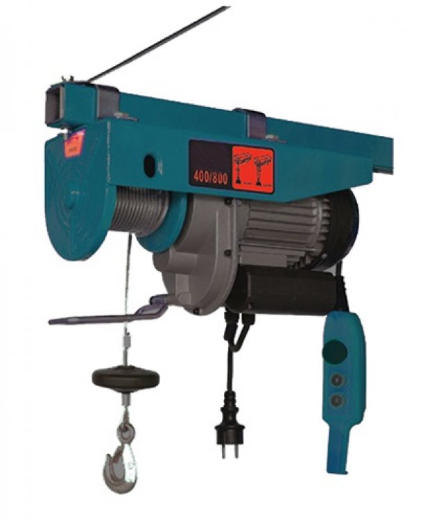 Таль подвесная 600/1200 кг (220V, 1800W, высота подъема: 600кг - 12м, 1200кг - 6м)