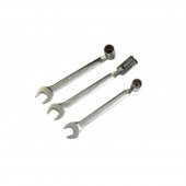 Ключ рожково-торцевой шарнирный 19 мм