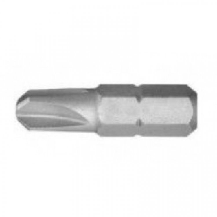 1/4" бита 4-лучевая 25ммL 10мм