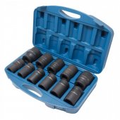 Набор головок ударных глубоких 11пр, 1", 6гр(22,24,27,30,32,33,34,36,38,41,46) в кейсе Набор головок ударных глубоких 11пр, 1", 6гр(22,24,27,30,32,33,34,36,38,41,46) в кейсе