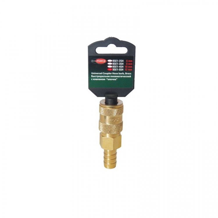 Быстроразъем пневматический с клапаном "елочка" 6мм (в пластиковом держателе) Быстроразъем пневматический с клапаном "елочка" 6мм (в пластиковом держателе)