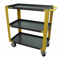 gt3.yell Инструментальная тележка GAROPT, три полки, cерия "No boxes", Желтая