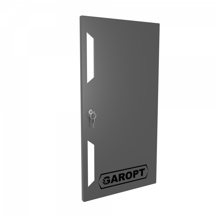 Фасад тумбы "дверь" для верстака GAROPT, серия STANDART, СЕРЫЙ