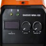 Сварочный аппарат SAGGIO MMA 160 - Регулировка форсажа дуги (контроль стабилизации дуги). Цифровой дисплей. Горячий старт, антизалипание. MMA, панельные розетки 35 мм2, напряжение питания: 220В±15%, Диапазон сварочного тока: 20-160А, ПВ: 60%, ручка д