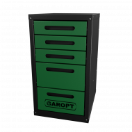 Тумба 5 ящиков для верстака GAROPT  (ЗЕЛЕНАЯ)