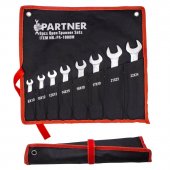 Набор ключей рожковых 8пр (8х10-22х24мм).на полотне