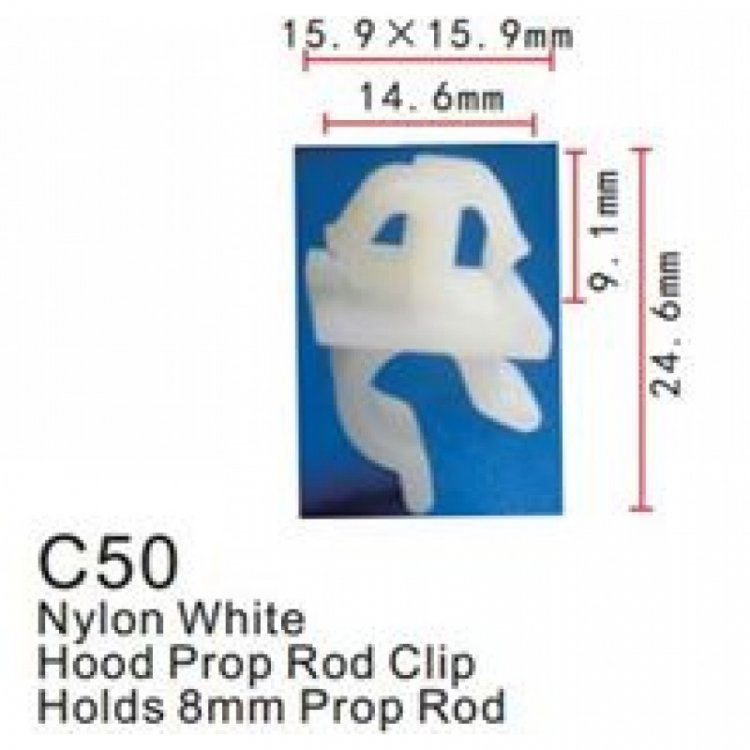 Клипса для крепления внутренней обшивки а/м Тойота пластиковая (100шт/уп.) Клипса для крепления внутренней обшивки а/м Тойота пластиковая (100шт/уп.)